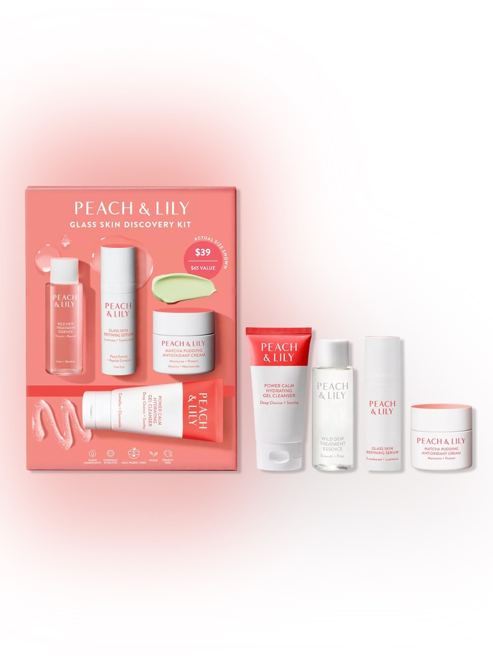 Peach & Lily Glass Skin Discovery Kit-New in Box!